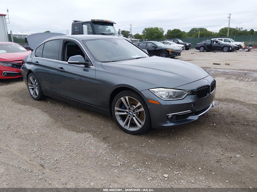 2015 BMW 3er VIN WBA3B9G56FNR93607 IAAI salvage auction — REAR END, Salvage (Kansas), sold $2,000 on 2026-07-17 (photo 1)