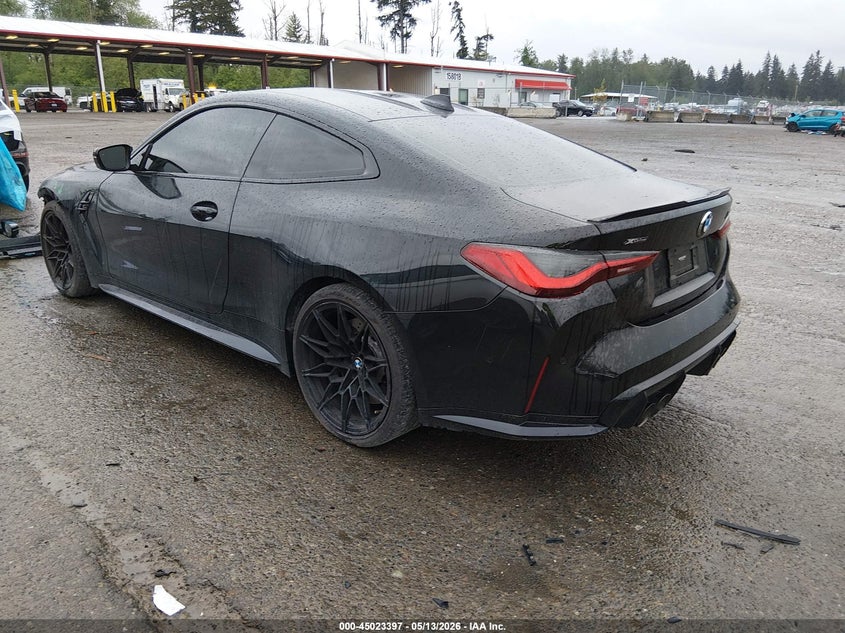 2023 BMW M4 VIN WBS43AZ00PCM29450 IAAI salvage auction — RIGHT FRONT, Bill Of Sale (Washington), sold $16,100 on 2026-07-27 (photo 3)