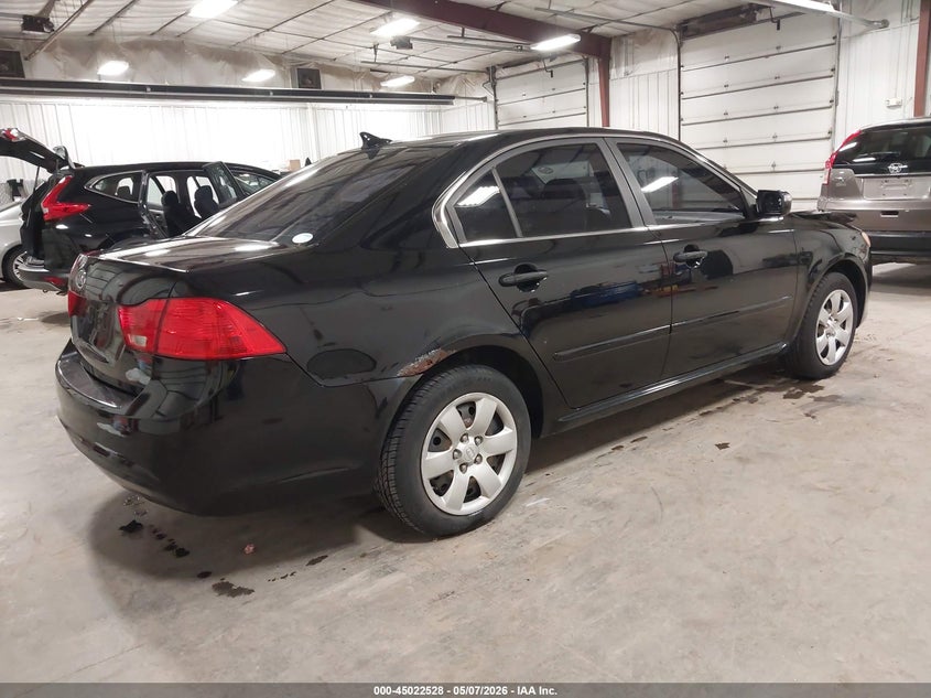 2010 Kia Optima VIN KNAGG4A8XA5447197 IAAI salvage auction — FRONT END, Salvage (Illinois), sold $25 on 2026-07-28 (photo 4)