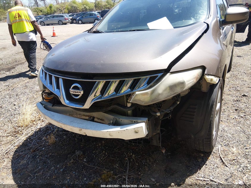 2009 Nissan Murano VIN JN8AZ18W79W151490 IAAI salvage auction — FRAME DAMAGE, Salvage (Idaho), sold $250 on 2026-07-07 (photo 6)