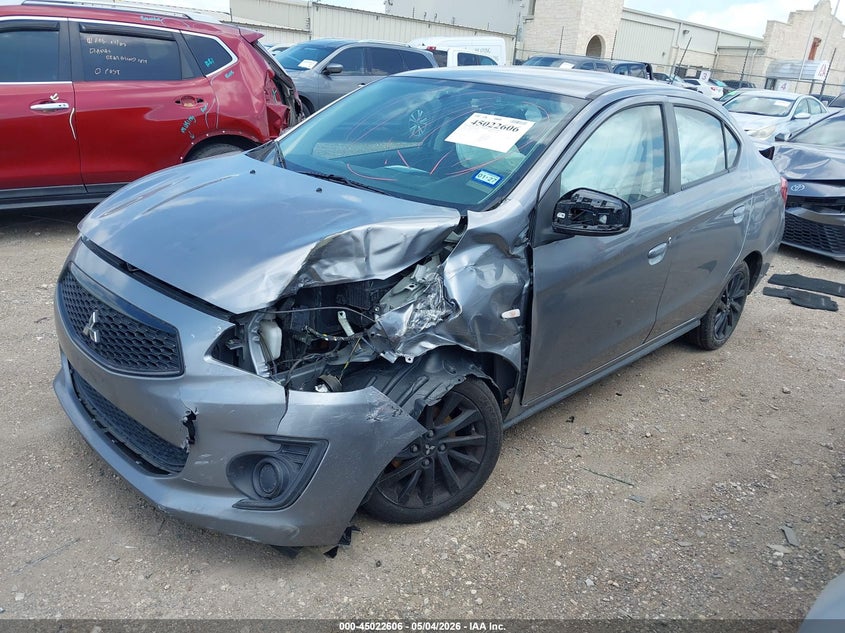 2020 Mitsubishi Mirage VIN ML32F4FJ5LHF11987 IAAI salvage auction — FRONT END, Salvage (Texas), sold $1,250 on 2026-07-12 (photo 2)