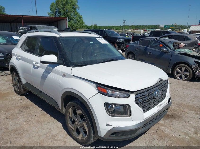 2023 Hyundai Venue VIN KMHRC8A39PU252608 IAAI salvage auction — FRONT END, Salvage Title, sold $3,000 on 2026-07-09 (photo 1)