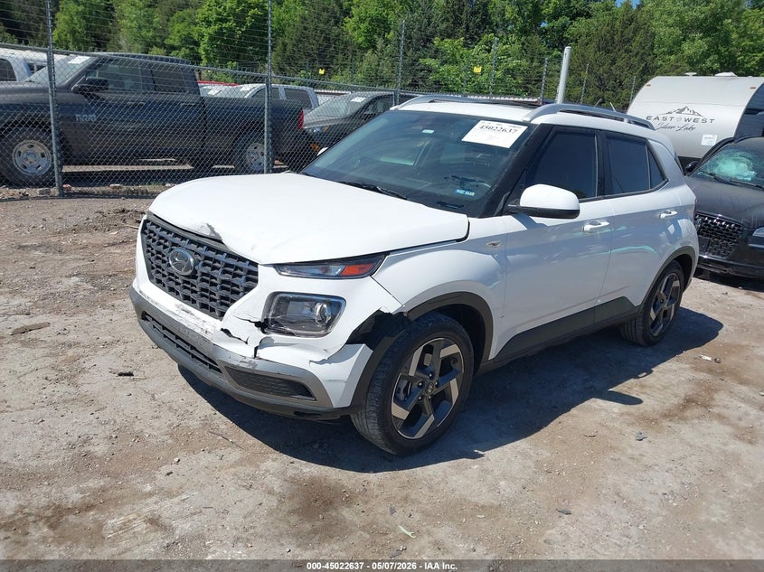 2023 Hyundai Venue VIN KMHRC8A39PU252608 IAAI salvage auction — FRONT END, Salvage Title, sold $3,000 on 2026-07-09 (photo 2)
