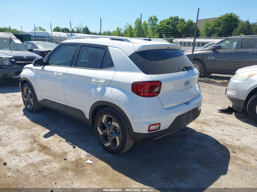 2023 Hyundai Venue VIN KMHRC8A39PU252608 IAAI salvage auction — FRONT END, Salvage Title, sold $3,000 on 2026-07-09 (photo 3)