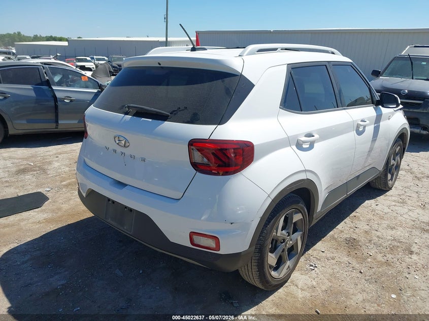 2023 Hyundai Venue VIN KMHRC8A39PU252608 IAAI salvage auction — FRONT END, Salvage Title, sold $3,000 on 2026-07-09 (photo 4)