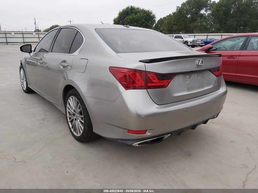 2013 Lexus Gs VIN JTHCE1BL4D5006161 IAAI salvage auction — LEFT FRONT, Original (Texas), sold $2,650 on 2026-07-21 (photo 3)
