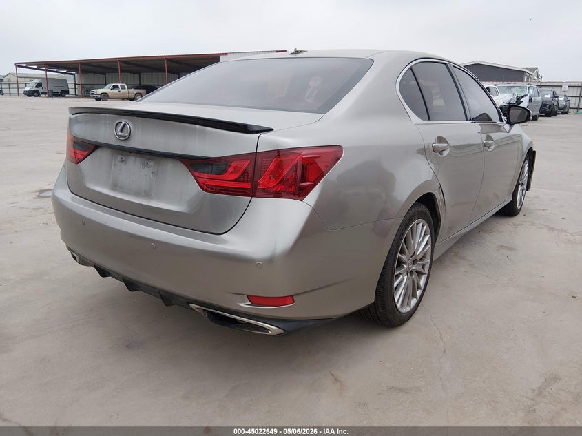 2013 Lexus Gs VIN JTHCE1BL4D5006161 IAAI salvage auction — LEFT FRONT, Original (Texas), sold $2,650 on 2026-07-21 (photo 4)