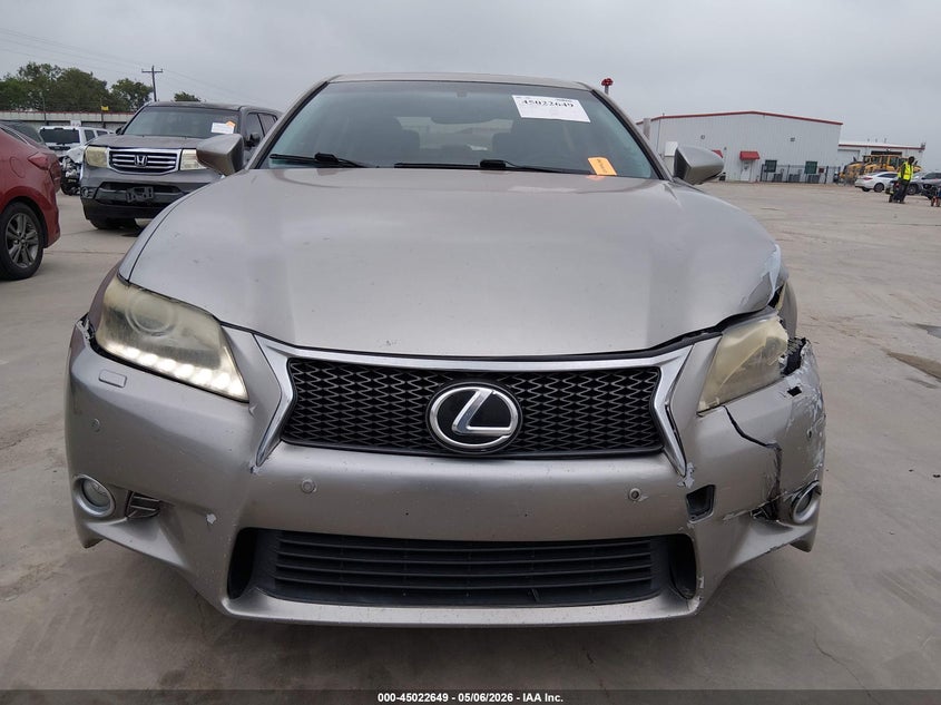 2013 Lexus Gs VIN JTHCE1BL4D5006161 IAAI salvage auction — LEFT FRONT, Original (Texas), sold $2,650 on 2026-07-21 (photo 6)