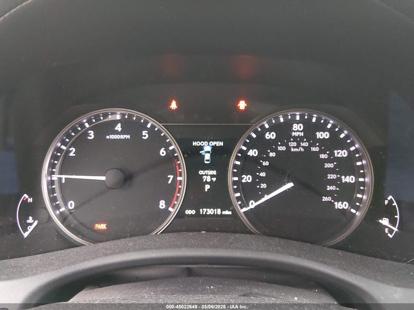 2013 Lexus Gs VIN JTHCE1BL4D5006161 IAAI salvage auction — LEFT FRONT, Original (Texas), sold $2,650 on 2026-07-21 (photo 7)