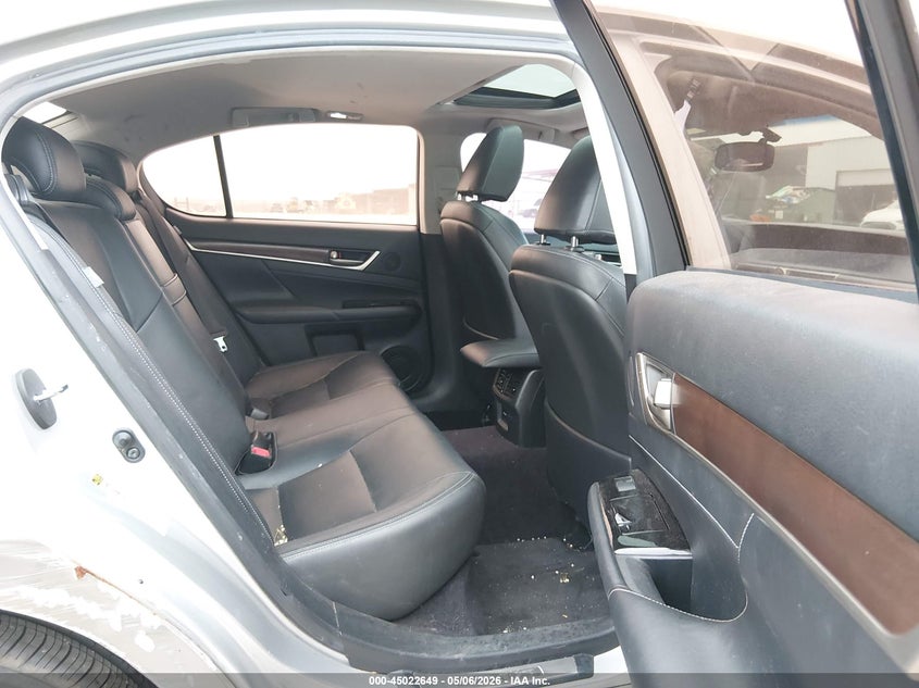 2013 Lexus Gs VIN JTHCE1BL4D5006161 IAAI salvage auction — LEFT FRONT, Original (Texas), sold $2,650 on 2026-07-21 (photo 8)