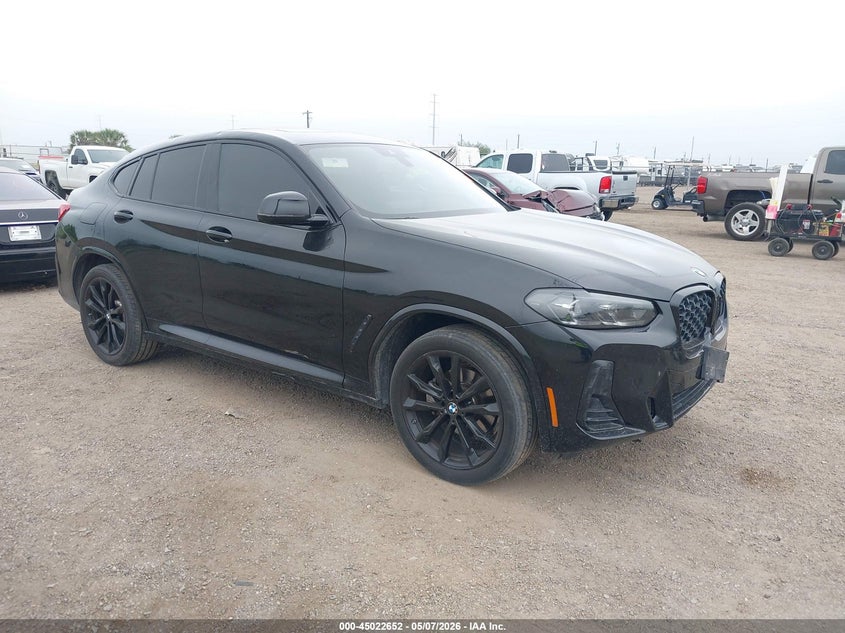 2024 BMW X4 VIN 5UX33DT00R9U93547 IAAI salvage auction — HAIL, Original (Texas), sold $28,300 on 2026-07-28 (photo 1)