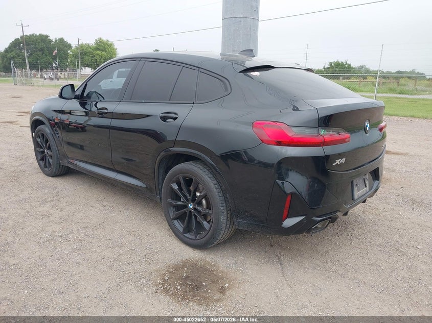 2024 BMW X4 VIN 5UX33DT00R9U93547 IAAI salvage auction — HAIL, Original (Texas), sold $28,300 on 2026-07-28 (photo 3)