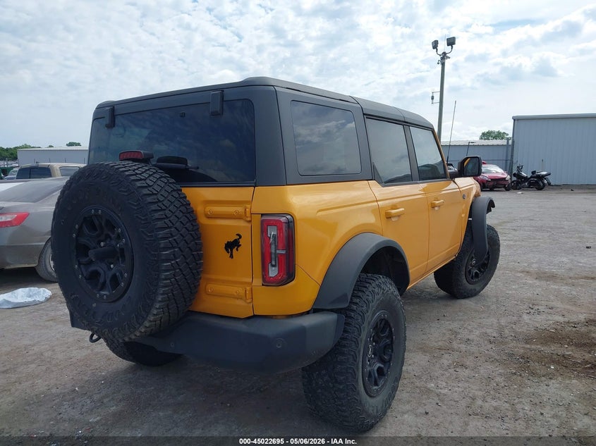 2021 Ford Bronco VIN 1FMEE5DP6MLA99810 IAAI salvage auction — FRONT END, Clear (Oklahoma), sold $14,600 on 2026-07-31 (photo 4)