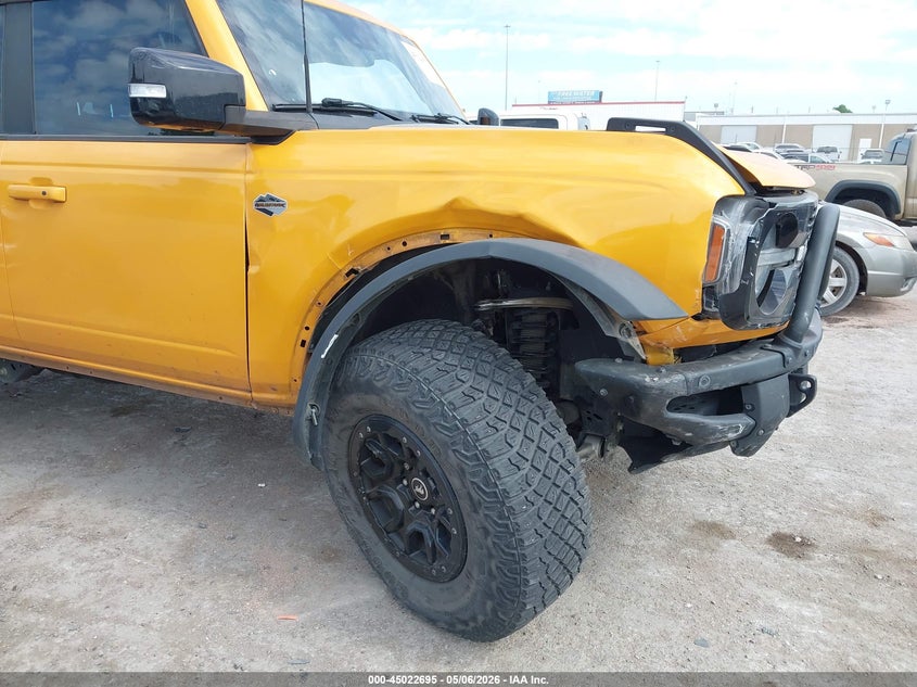 2021 Ford Bronco VIN 1FMEE5DP6MLA99810 IAAI salvage auction — FRONT END, Clear (Oklahoma), sold $14,600 on 2026-07-31 (photo 6)