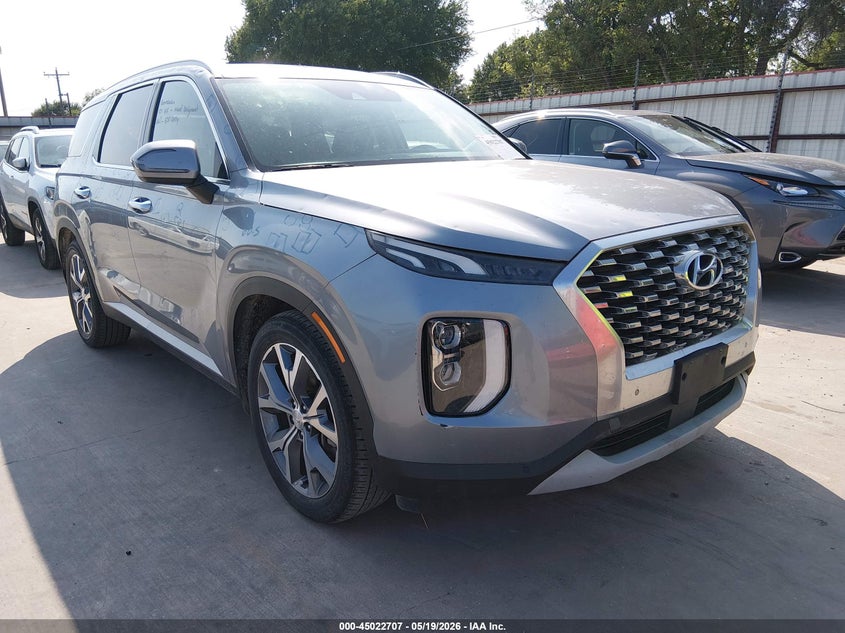 2020 Hyundai Palisade VIN KM8R44HE1LU078119 IAAI salvage auction — HAIL, Original (Texas), sold $6,100 on 2026-07-28 (photo 1)