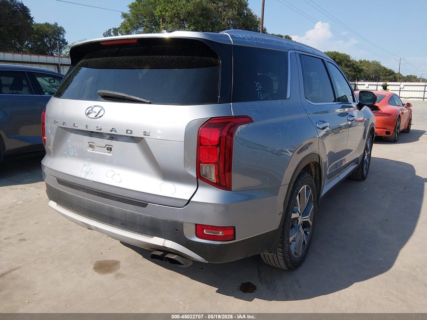 2020 Hyundai Palisade VIN KM8R44HE1LU078119 IAAI salvage auction — HAIL, Original (Texas), sold $6,100 on 2026-07-28 (photo 4)