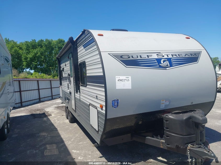 2021 Gulfstream Ameri-lite VIN 1NL1G282XM1141136 IAAI salvage auction — ROOF, Clear (Arkansas), sold $8,550 on 2026-07-08 (photo 1)
