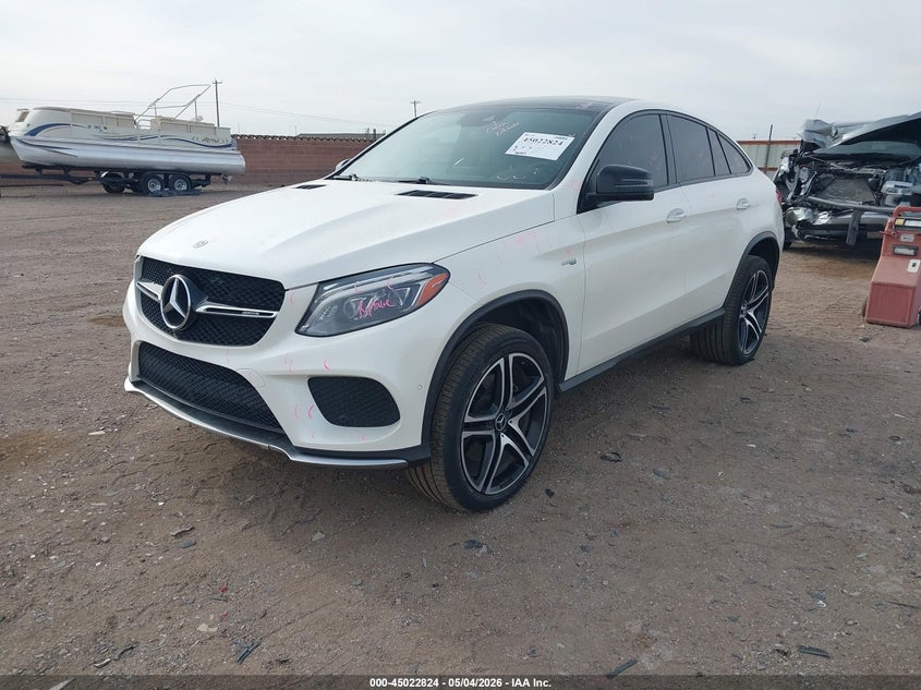 2017 Mercedes-benz Amg gle coupe VIN 4JGED6EB7HA082902 IAAI salvage auction — SIDE, Salvage (Texas), sold $18,000 on 2026-08-24 (photo 2)