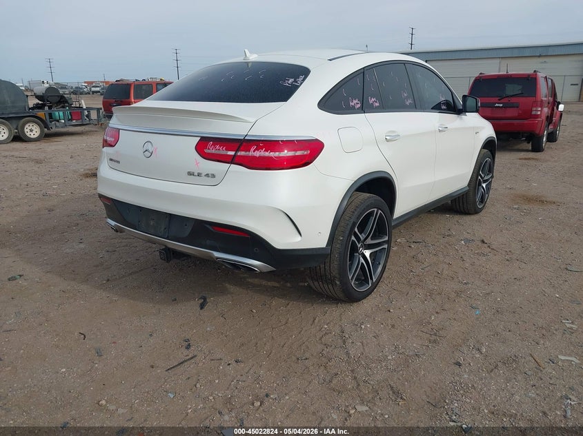 2017 Mercedes-benz Amg gle coupe VIN 4JGED6EB7HA082902 IAAI salvage auction — SIDE, Salvage (Texas), sold $18,000 on 2026-08-24 (photo 4)