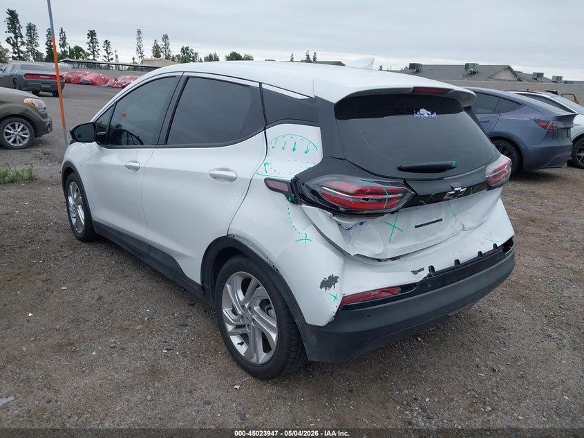2023 Chevrolet Bolt euv VIN 1G1FW6S01P4187673 IAAI salvage auction — REAR END, Salvage (California), sold $7,000 on 2026-08-04 (photo 3)