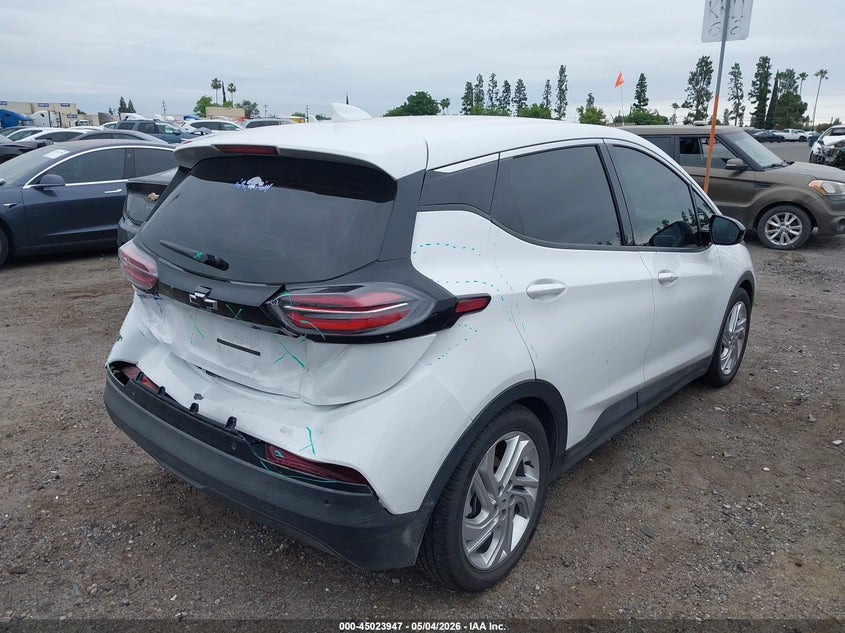 2023 Chevrolet Bolt euv VIN 1G1FW6S01P4187673 IAAI salvage auction — REAR END, Salvage (California), sold $7,000 on 2026-08-04 (photo 4)