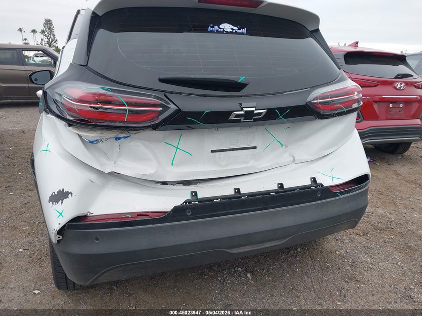 2023 Chevrolet Bolt euv VIN 1G1FW6S01P4187673 IAAI salvage auction — REAR END, Salvage (California), sold $7,000 on 2026-08-04 (photo 6)