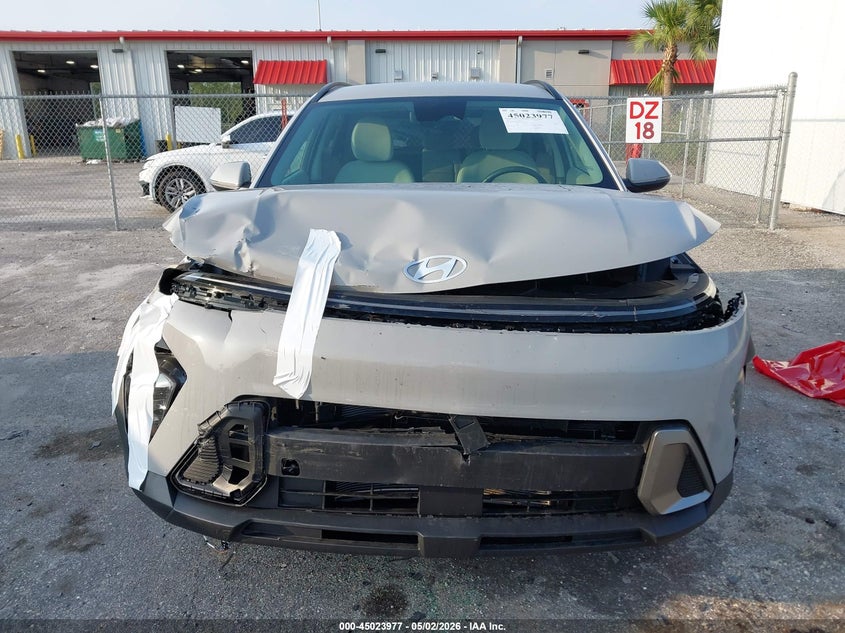 2025 Hyundai Kona VIN KM8HBCABXSU324448 IAAI salvage auction — FRONT END, Certificate Of Destruction (Florida), sold $6,950 on 2026-07-27 (photo 6)