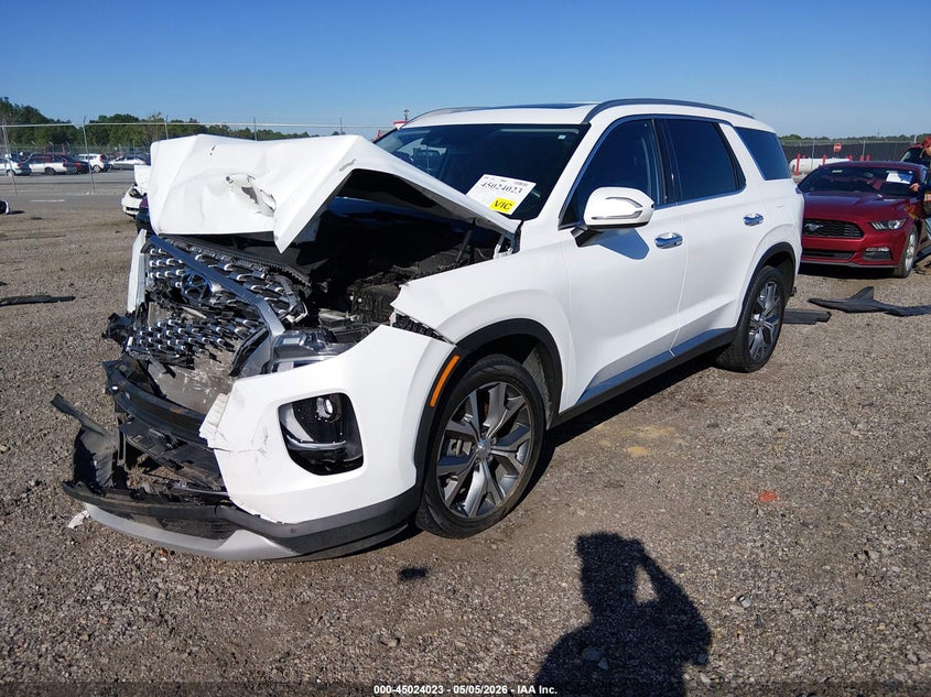 2022 Hyundai Palisade VIN KM8R44HE8NU349504 IAAI salvage auction — FRONT END, Salvage (South Carolina), sold $4,250 on 2026-07-29 (photo 2)