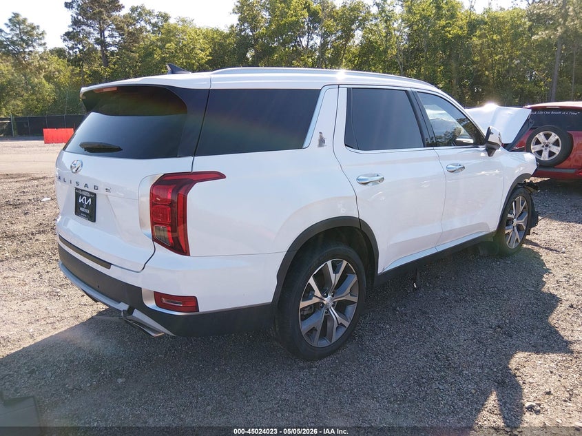 2022 Hyundai Palisade VIN KM8R44HE8NU349504 IAAI salvage auction — FRONT END, Salvage (South Carolina), sold $4,250 on 2026-07-29 (photo 4)