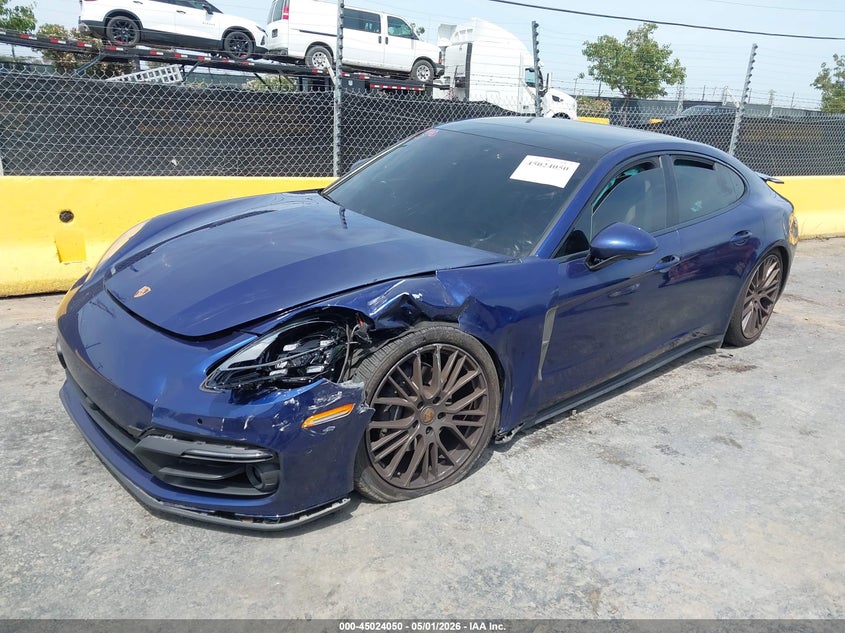 2023 Porsche Panamera VIN WP0AJ2A75PL103044 IAAI salvage auction — FRONT END, Salvage (California), sold $30,350 on 2026-07-16 (photo 2)