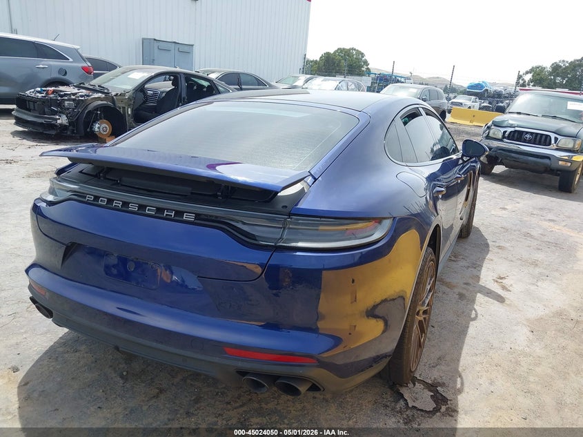 2023 Porsche Panamera VIN WP0AJ2A75PL103044 IAAI salvage auction — FRONT END, Salvage (California), sold $30,350 on 2026-07-16 (photo 4)