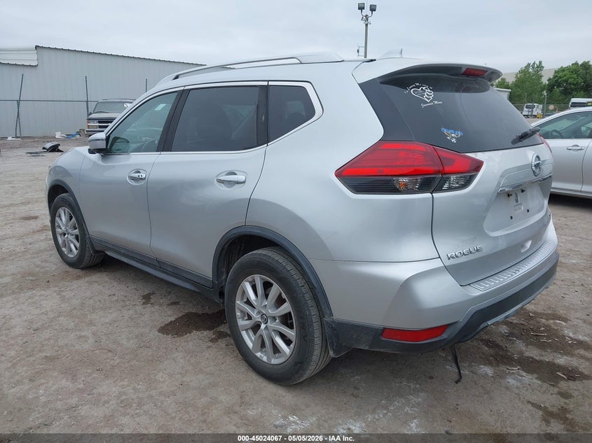 2017 Nissan Rogue VIN KNMAT2MV3HP613259 IAAI salvage auction — HAIL, Clear (Oklahoma), sold $2,175 on 2026-07-22 (photo 3)