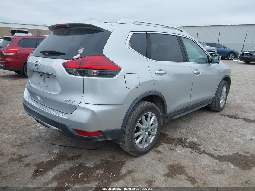2017 Nissan Rogue VIN KNMAT2MV3HP613259 IAAI salvage auction — HAIL, Clear (Oklahoma), sold $2,175 on 2026-07-22 (photo 4)