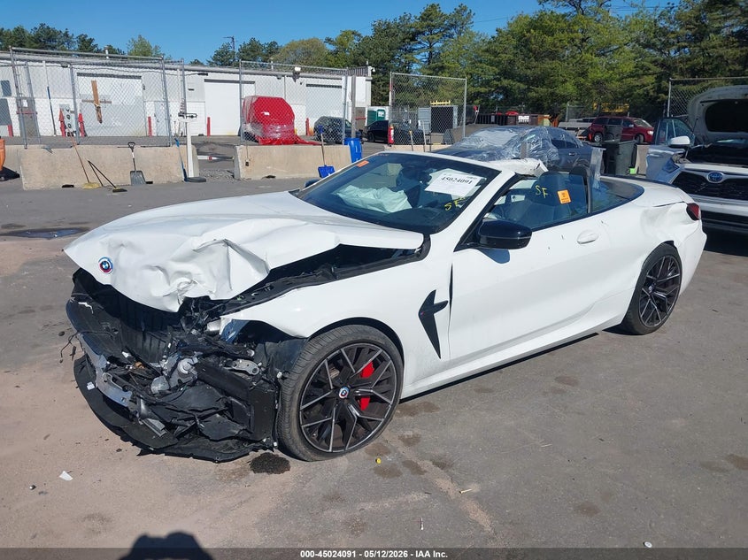 2023 BMW M8 VIN WBSDZ0C00PCL65637 IAAI salvage auction — BIO HAZARD, Salvage Title, sold $22,450 on 2026-08-18 (photo 6)