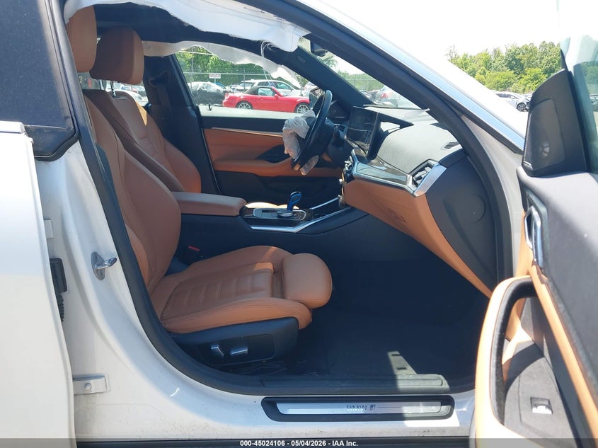 2022 BMW I4 VIN WBY73AW06NFN11590 IAAI salvage auction — FRONT END, Salvage (Virginia), sold $11,100 on 2026-07-10 (photo 5)