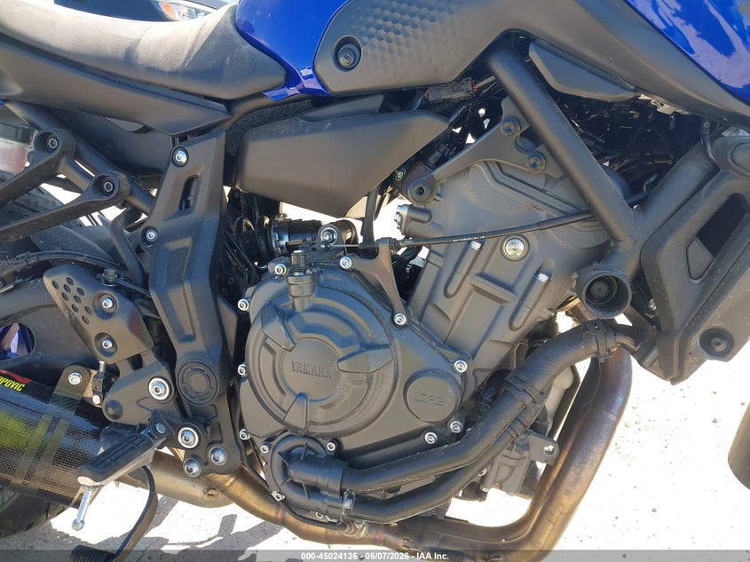 2024 Yamaha Mt VIN JYARM32E5RA009737 IAAI salvage auction — UNKNOWN, Salvage (Illinois), sold $4,050 on 2026-07-14 (photo 8)