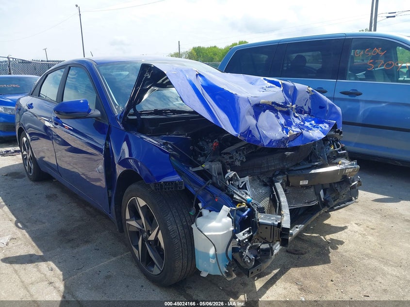 2023 Hyundai Elantra VIN KMHLS4AG9PU566456 IAAI salvage auction — FRONT END, Salvage (Ohio), sold $1,550 on 2026-07-14 (photo 1)
