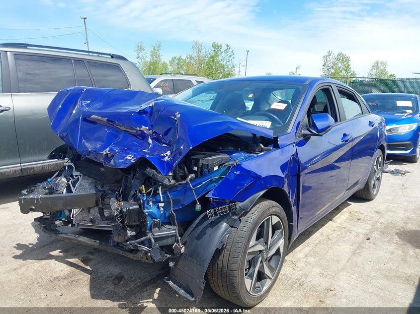 2023 Hyundai Elantra VIN KMHLS4AG9PU566456 IAAI salvage auction — FRONT END, Salvage (Ohio), sold $1,550 on 2026-07-14 (photo 2)