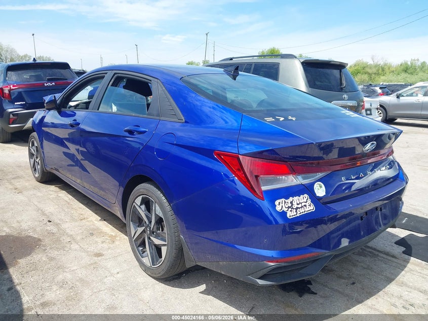 2023 Hyundai Elantra VIN KMHLS4AG9PU566456 IAAI salvage auction — FRONT END, Salvage (Ohio), sold $1,550 on 2026-07-14 (photo 3)