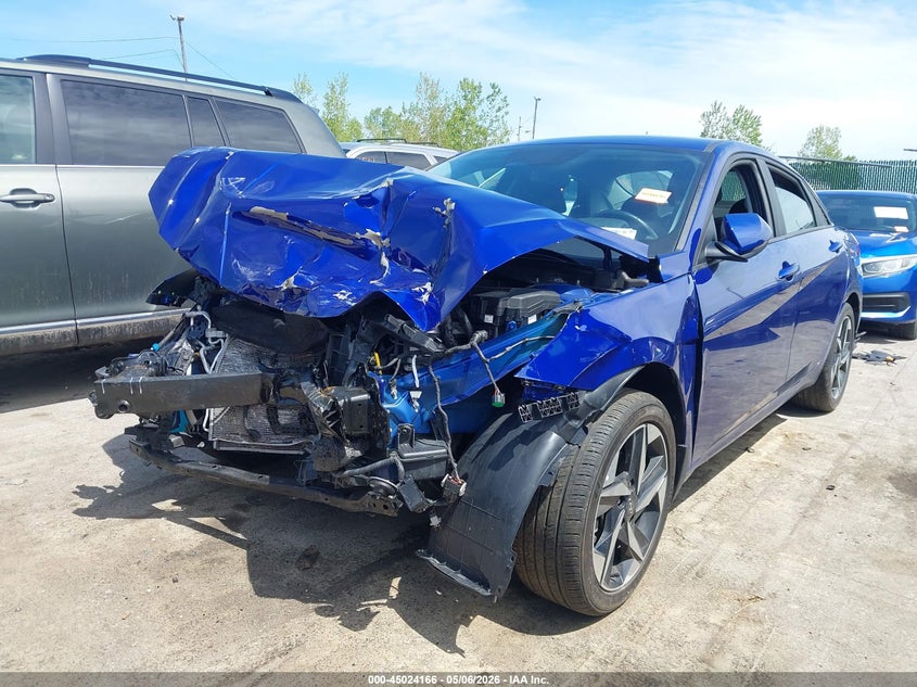 2023 Hyundai Elantra VIN KMHLS4AG9PU566456 IAAI salvage auction — FRONT END, Salvage (Ohio), sold $1,550 on 2026-07-14 (photo 6)