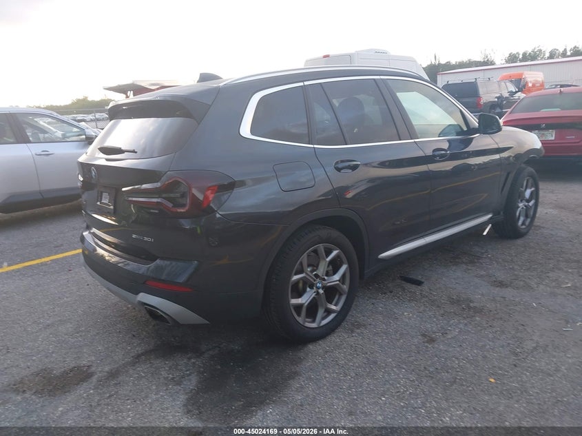 2024 BMW X3 VIN 5UX43DP05R9V76891 IAAI salvage auction — FRONT END, Rebuildable (Florida), sold $10,075 on 2026-07-29 (photo 4)