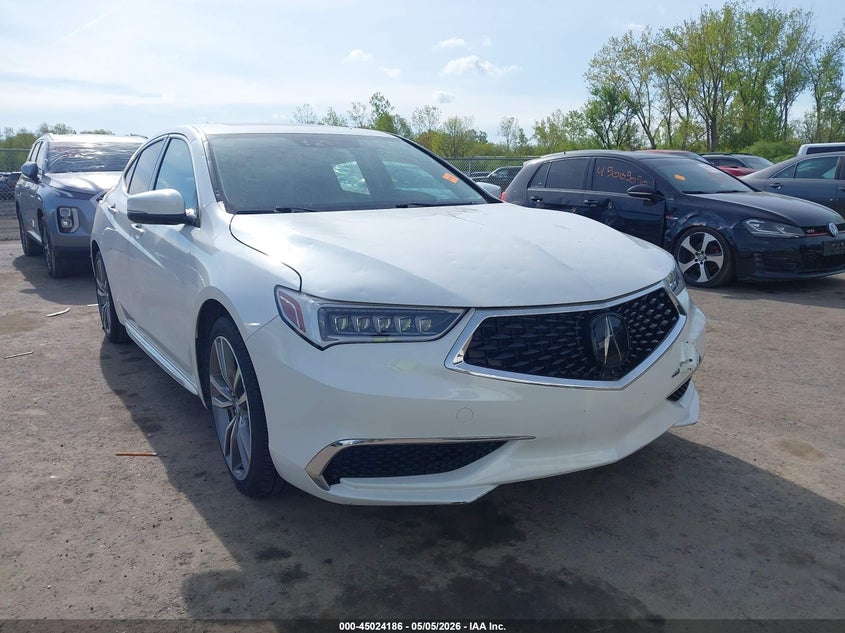 2020 Acura Tlx VIN 19UUB2F49LA001102 IAAI salvage auction — HAIL, Salvage (Ohio), sold $8,850 on 2026-07-21 (photo 1)