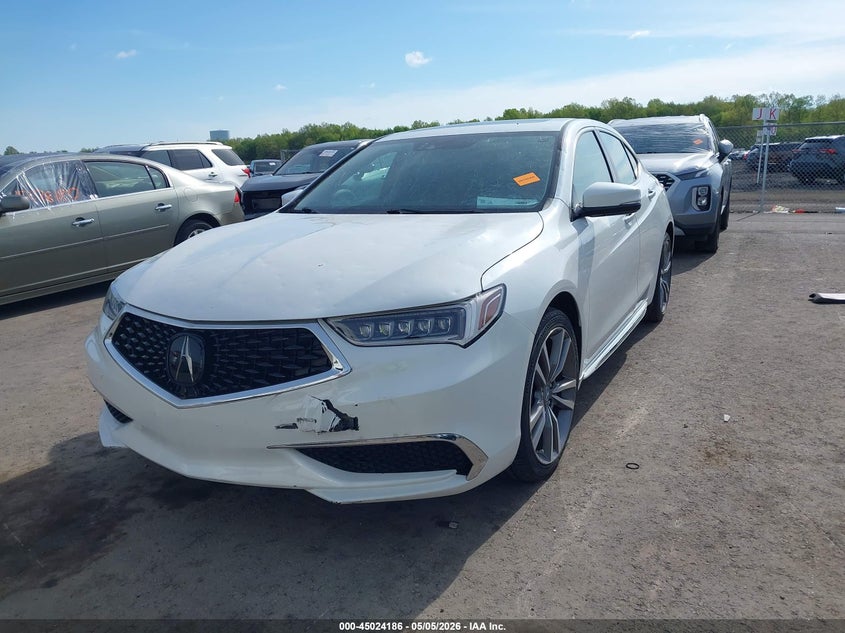 2020 Acura Tlx VIN 19UUB2F49LA001102 IAAI salvage auction — HAIL, Salvage (Ohio), sold $8,850 on 2026-07-21 (photo 2)