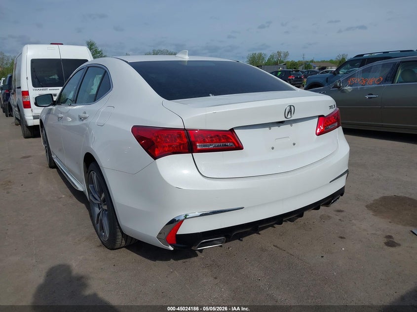 2020 Acura Tlx VIN 19UUB2F49LA001102 IAAI salvage auction — HAIL, Salvage (Ohio), sold $8,850 on 2026-07-21 (photo 3)