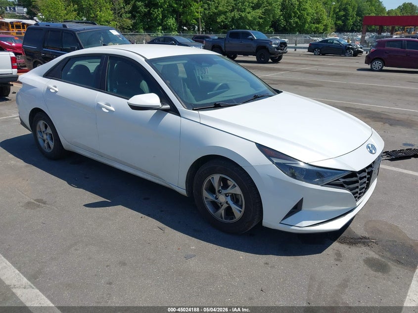 2021 Hyundai Elantra VIN 5NPLL4AG8MH047096 IAAI salvage auction — LEFT SIDE, Salvage (North Carolina), sold $3,975 on 2026-07-23 (photo 1)