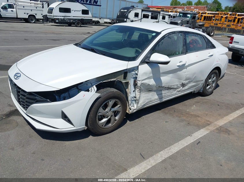 2021 Hyundai Elantra VIN 5NPLL4AG8MH047096 IAAI salvage auction — LEFT SIDE, Salvage (North Carolina), sold $3,975 on 2026-07-23 (photo 2)