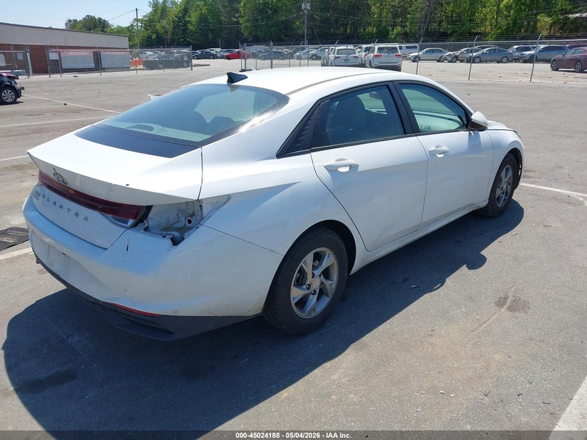 2021 Hyundai Elantra VIN 5NPLL4AG8MH047096 IAAI salvage auction — LEFT SIDE, Salvage (North Carolina), sold $3,975 on 2026-07-23 (photo 4)