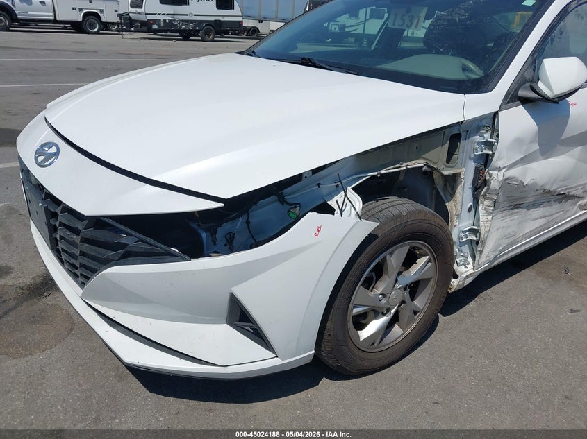 2021 Hyundai Elantra VIN 5NPLL4AG8MH047096 IAAI salvage auction — LEFT SIDE, Salvage (North Carolina), sold $3,975 on 2026-07-23 (photo 6)
