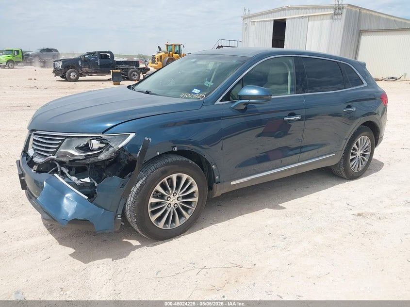 2016 Lincoln Mkx VIN 2LMTJ6KR4GBL89517 IAAI salvage auction — FRONT END, Original (Texas), sold $3,325 on 2026-07-09 (photo 2)