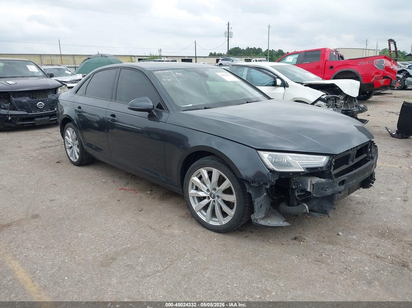 2017 Audi A4 VIN WAUANAF42HN025516 IAAI salvage auction — LEFT SIDE, Original (Texas), sold $2,575 on 2026-07-29 (photo 1)
